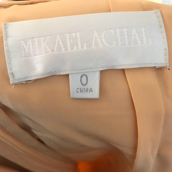Silk designer dress Mikael Aghal - Picture 7 of 8